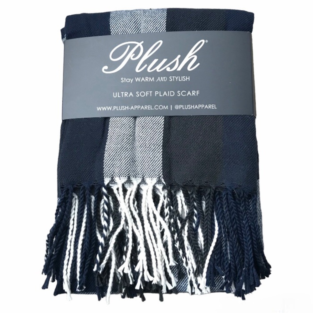 Plush Apparel Ultra Plush Plaid Scarf